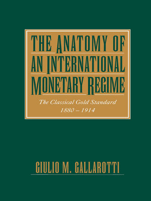 cover image of The Anatomy of an International Monetary Regime